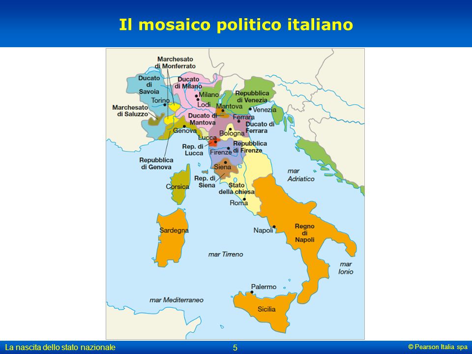 Il mosaico politico italiano
