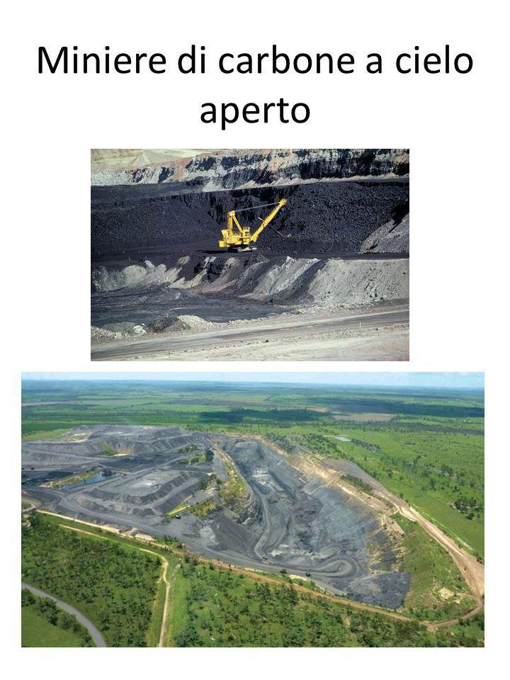 Miniere di carbone a cielo aperto