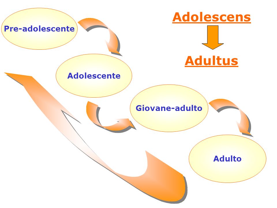 Pre-adolescente Adolescens Adultus Adolescente Giovane-adulto Adulto