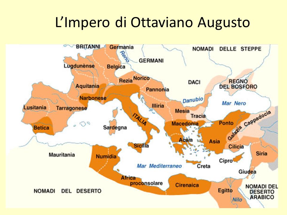 L’Impero di Ottaviano Augusto