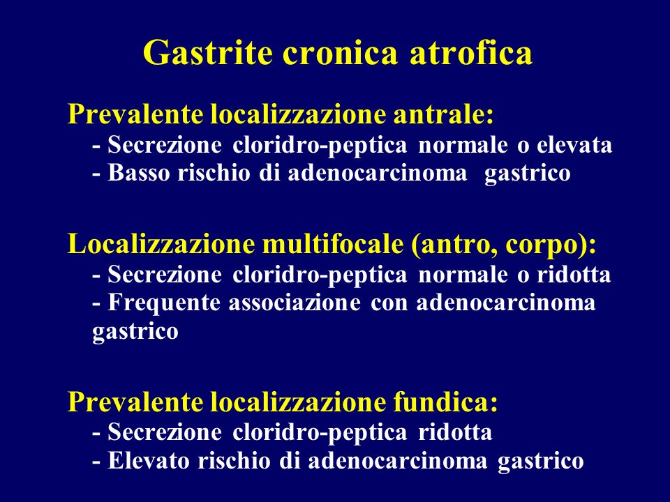 Gastrite cronica atrofica