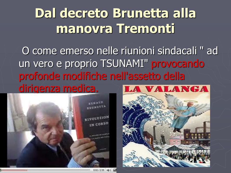 Dal decreto Brunetta alla manovra Tremonti