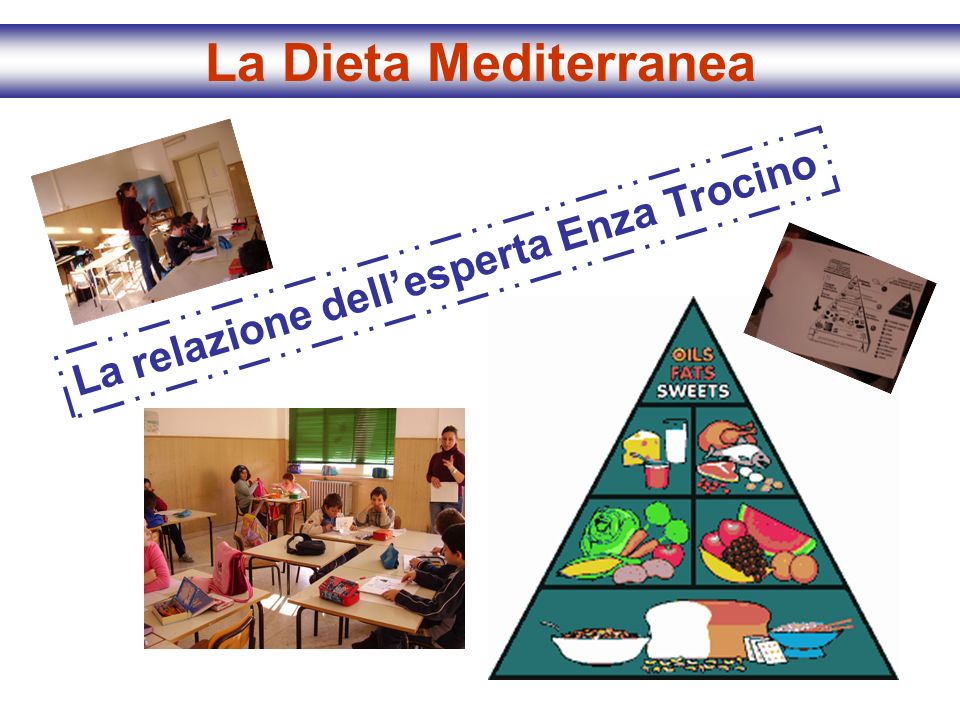 La Dieta Mediterranea La relazione dell’esperta Enza Trocino