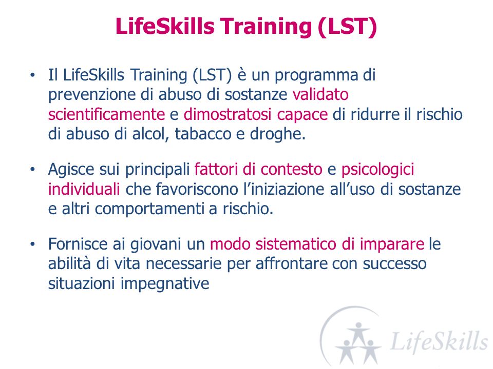 LifeSkills Training (LST)