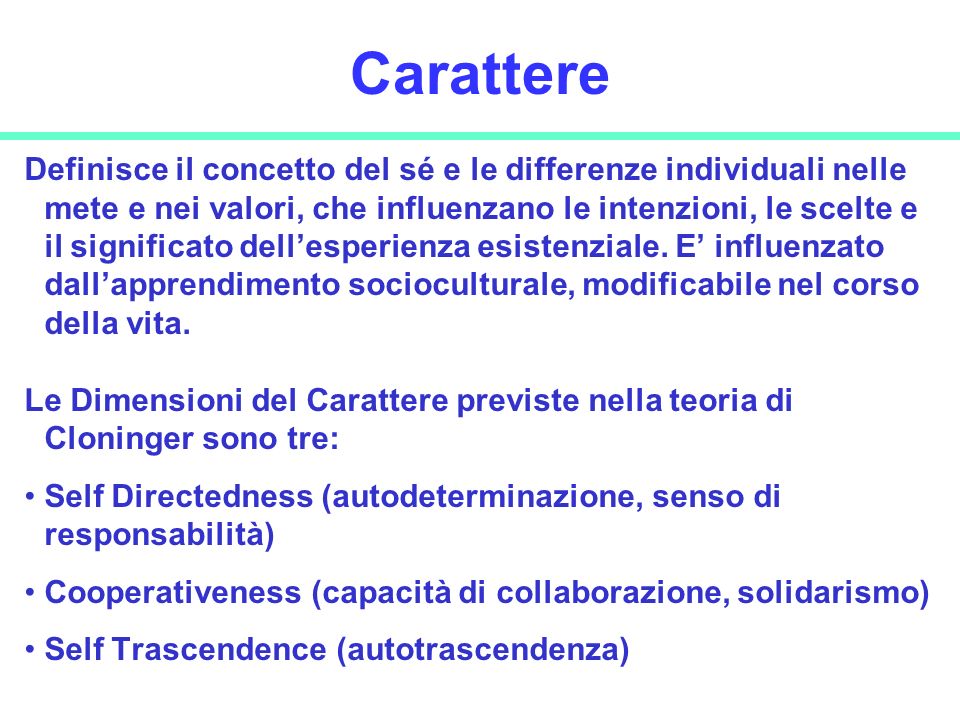 Carattere