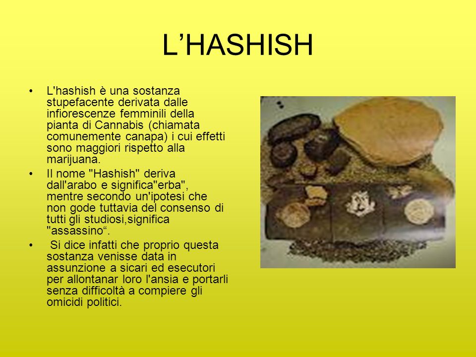 L’HASHISH