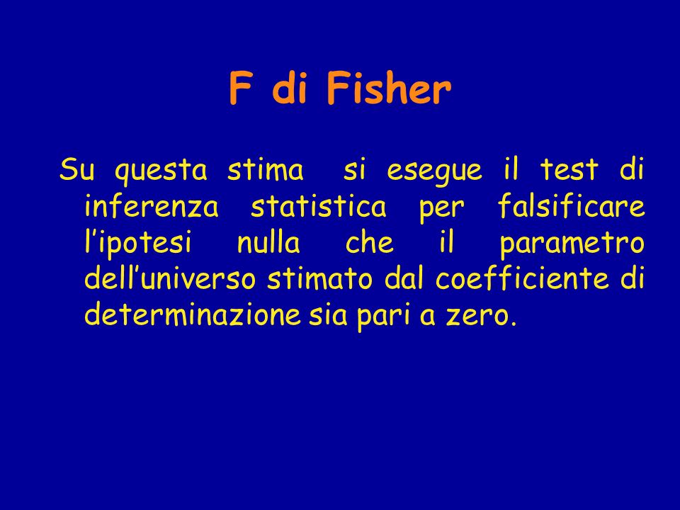 F di Fisher