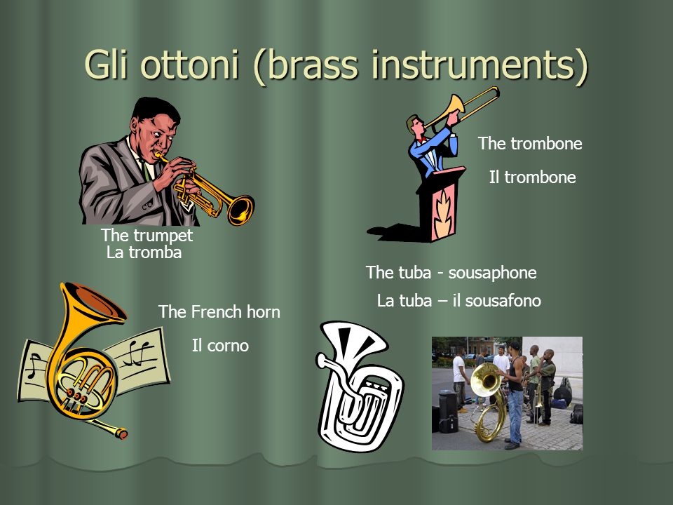 Gli ottoni (brass instruments)