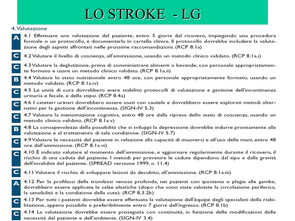 LO STROKE - LG
