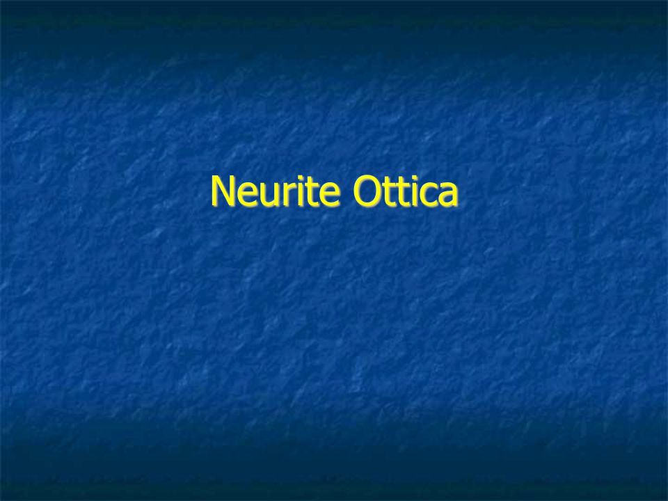 Neurite Ottica