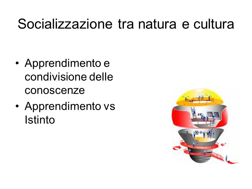 Socializzazione tra natura e cultura
