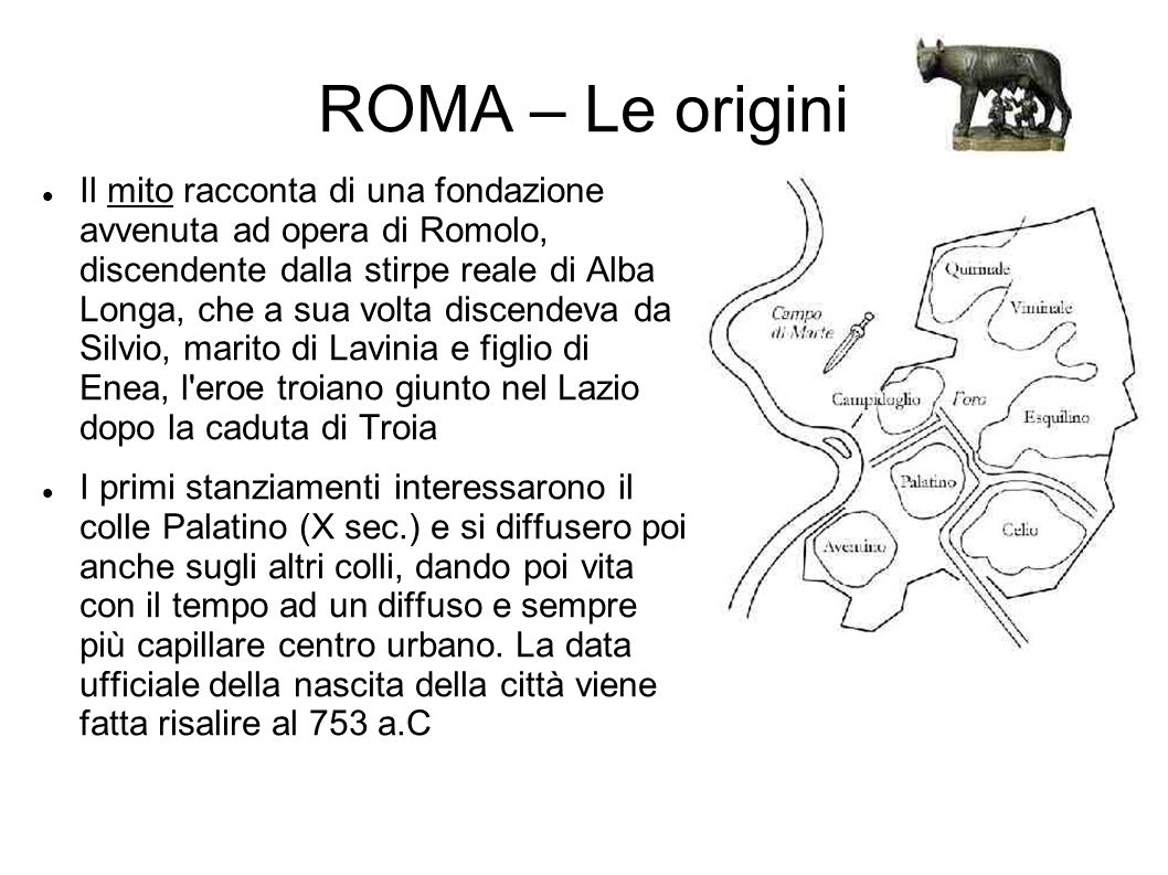 ROMA – Le origini