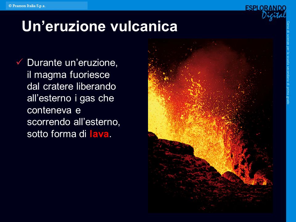 Un’eruzione vulcanica