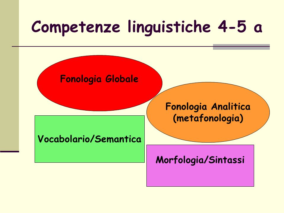 Competenze linguistiche 4-5 a