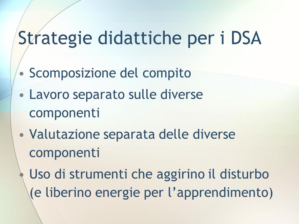 Strategie didattiche per i DSA