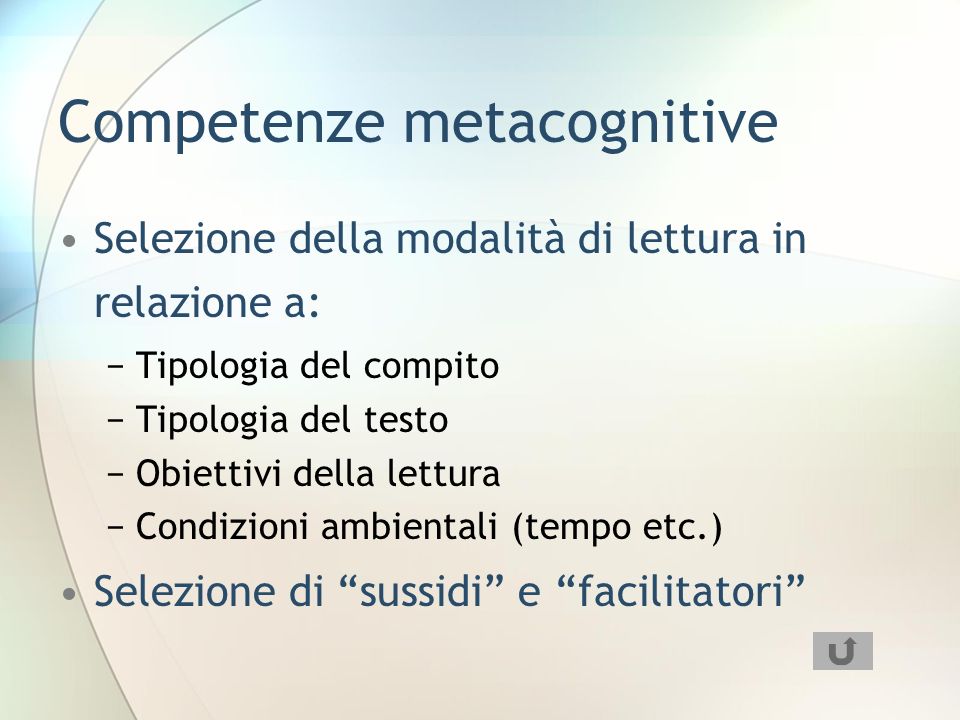 Competenze metacognitive