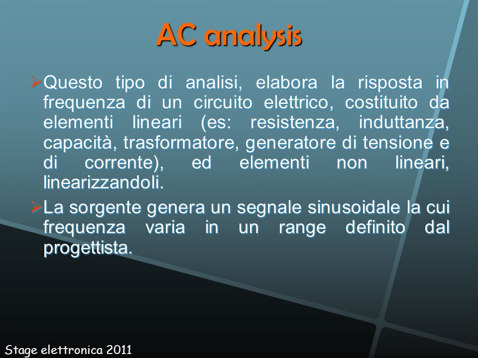 AC analysis