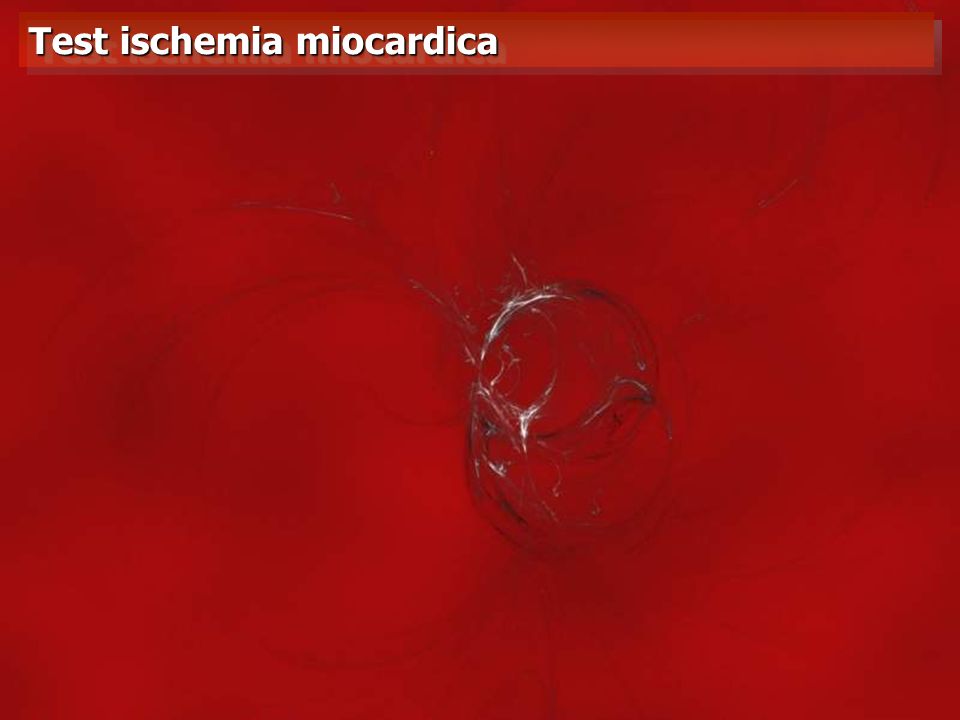 Test ischemia miocardica