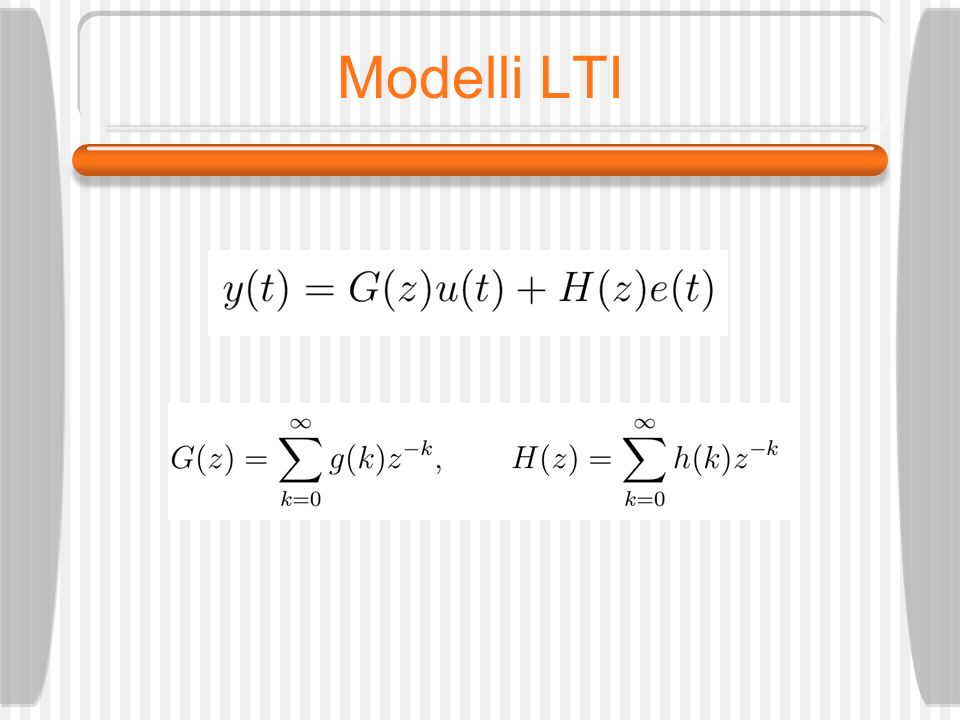 Modelli LTI