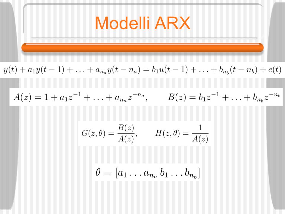 Modelli ARX