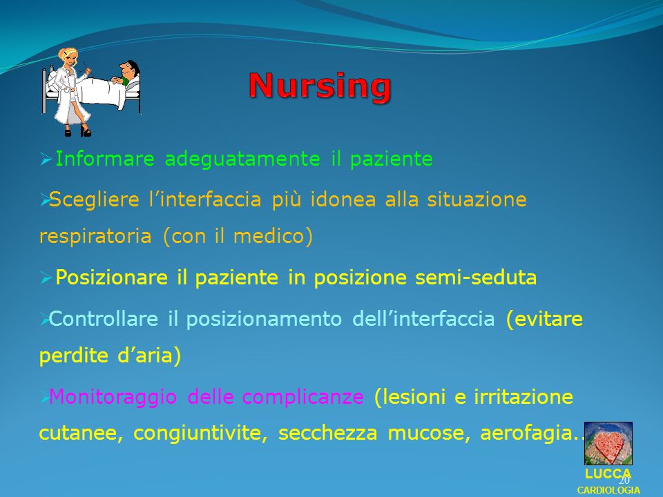 Nursing Informare adeguatamente il paziente
