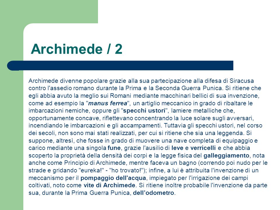 Archimede / 2