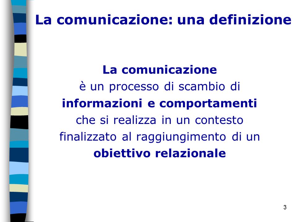 La comunicazione: una definizione