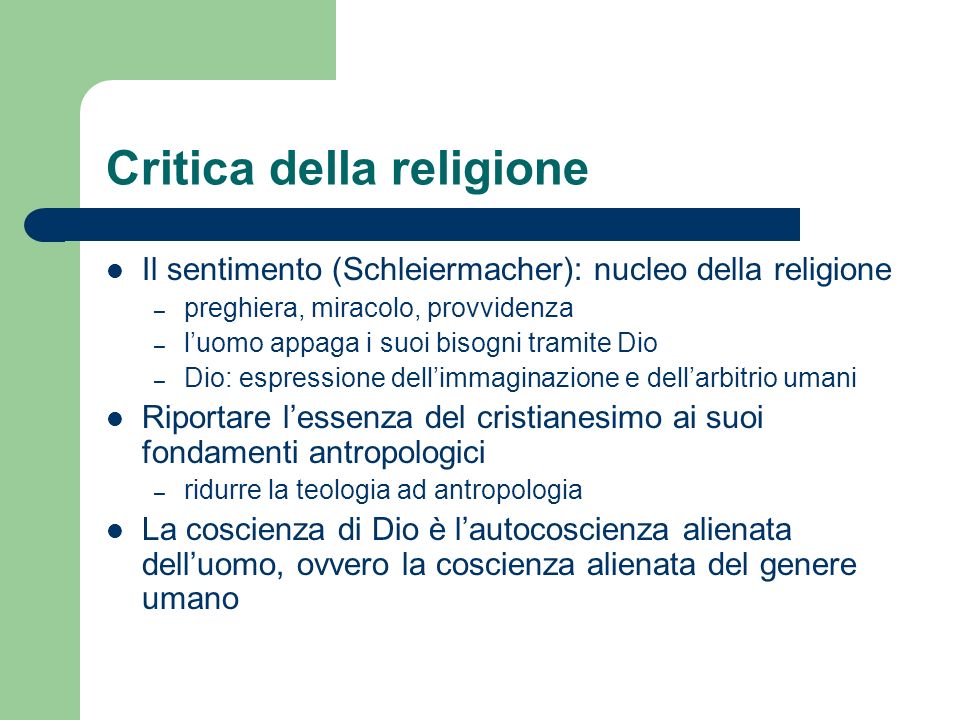 Critica della religione