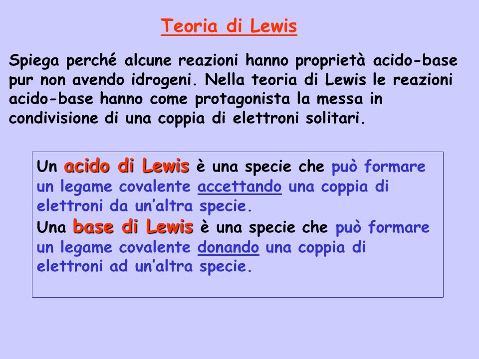 Teoria di Lewis