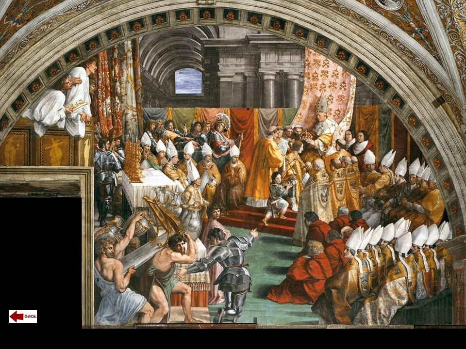 Raffaello Sanzio, Incoronazione di Carlo Magno,