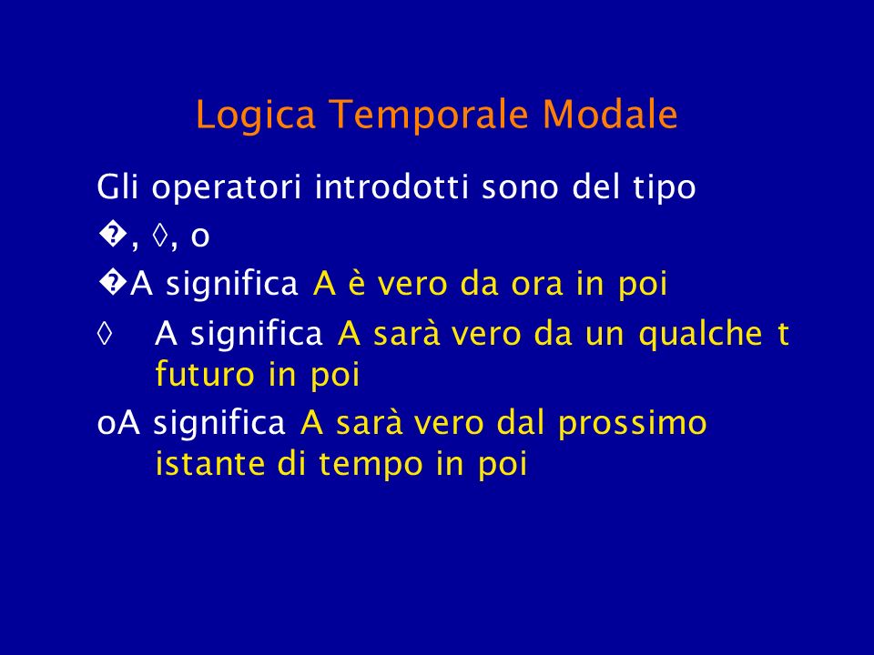 Logica Temporale Modale