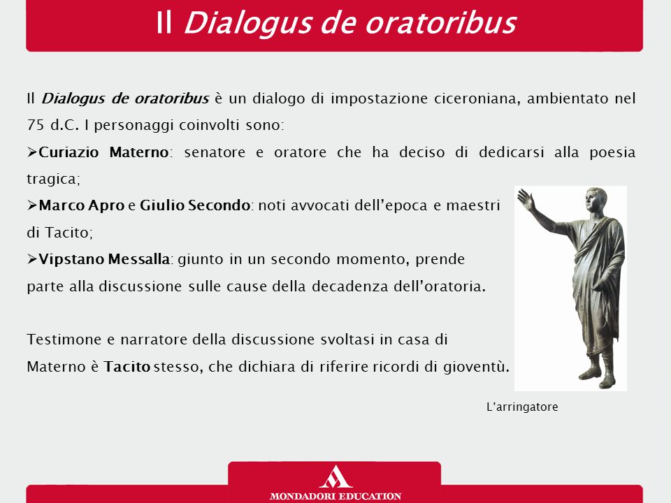 Il Dialogus de oratoribus