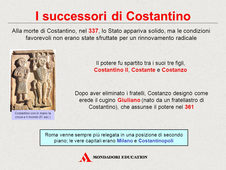 I successori di Costantino