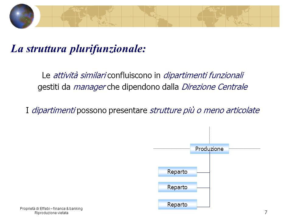 La struttura plurifunzionale: