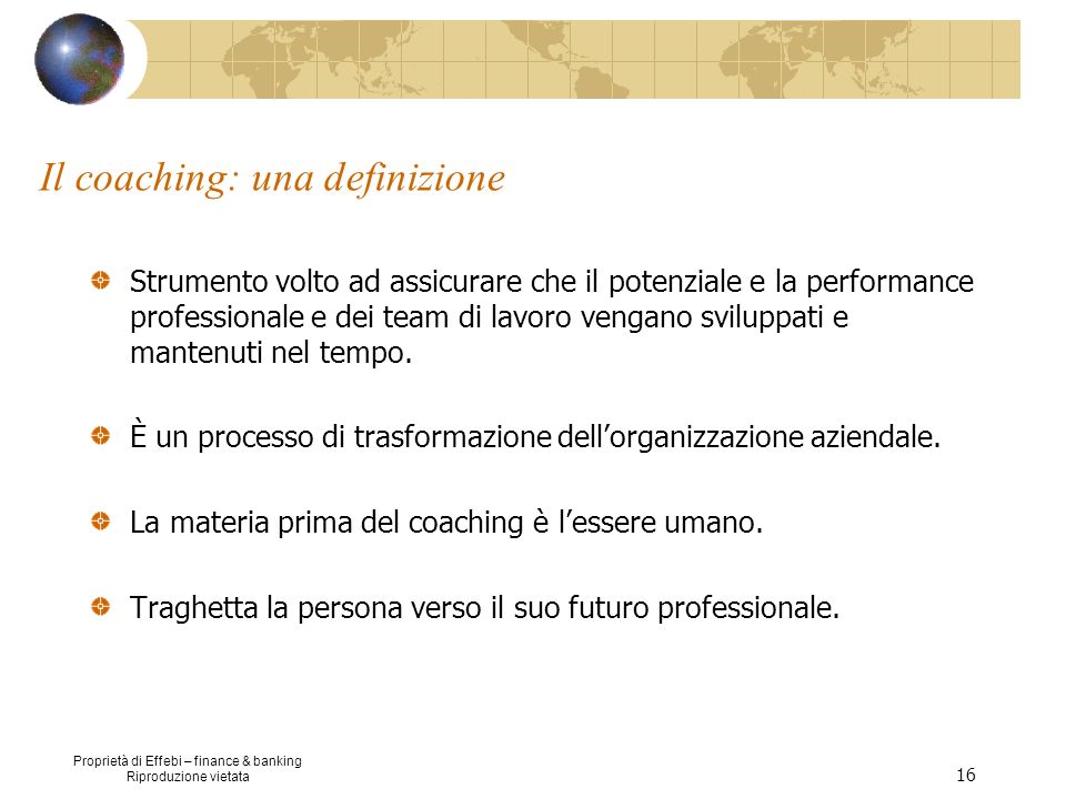 Il coaching: una definizione