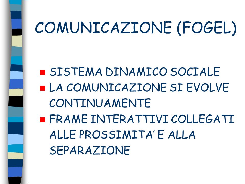 COMUNICAZIONE (FOGEL)