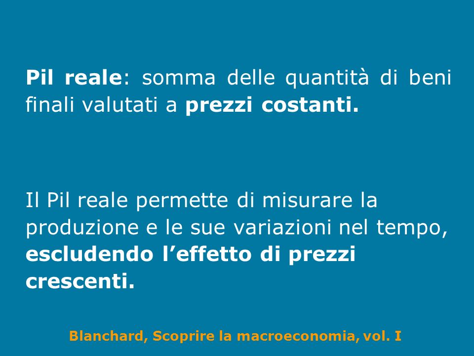 Blanchard, Scoprire la macroeconomia, vol. I