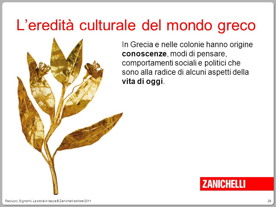 L’eredità culturale del mondo greco