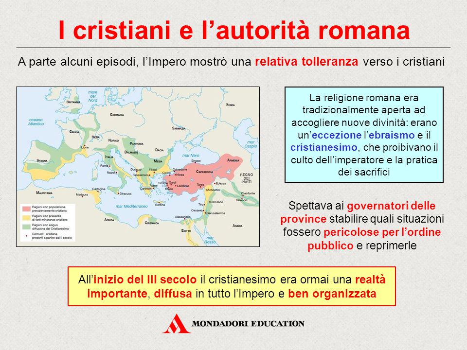 I cristiani e l’autorità romana