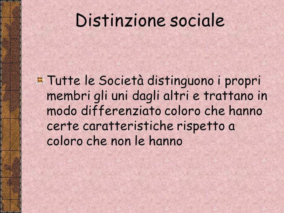 Distinzione sociale