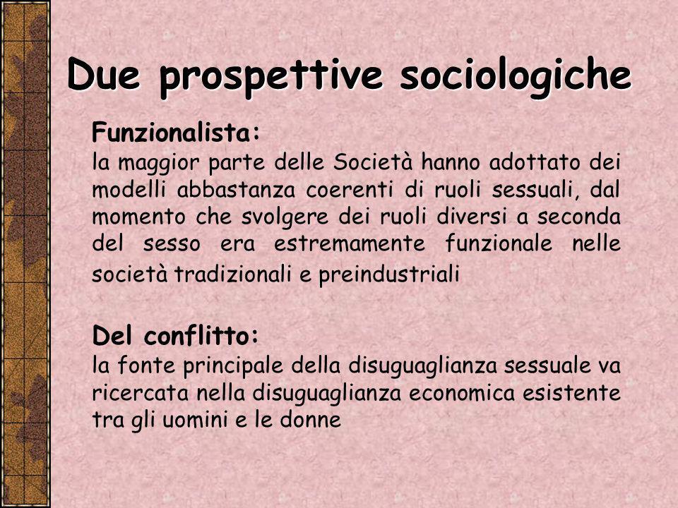 Due prospettive sociologiche