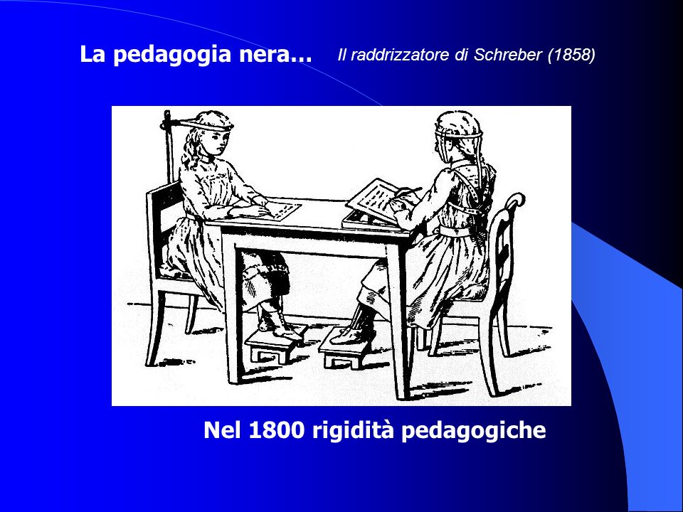Nel 1800 rigidità pedagogiche