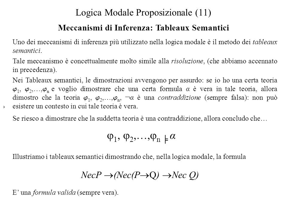 Logica Modale Proposizionale (11)