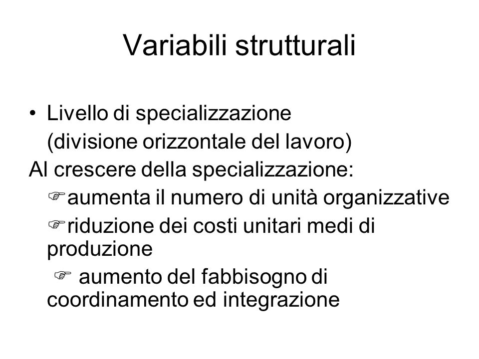 Variabili strutturali