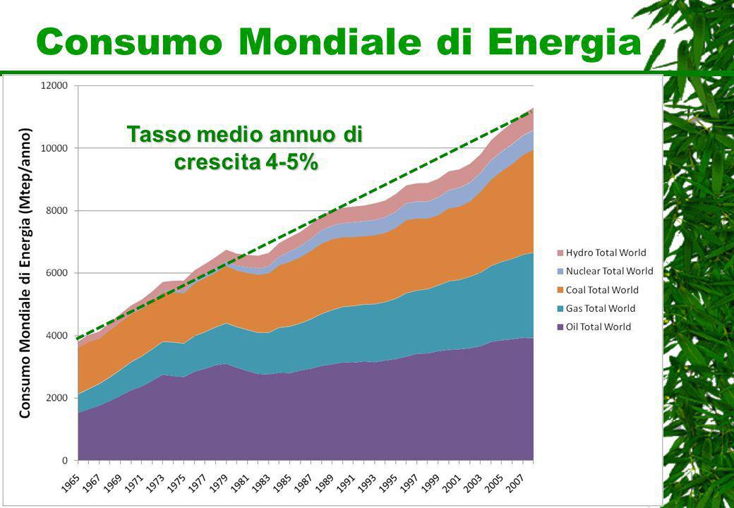 Consumo Mondiale di Energia