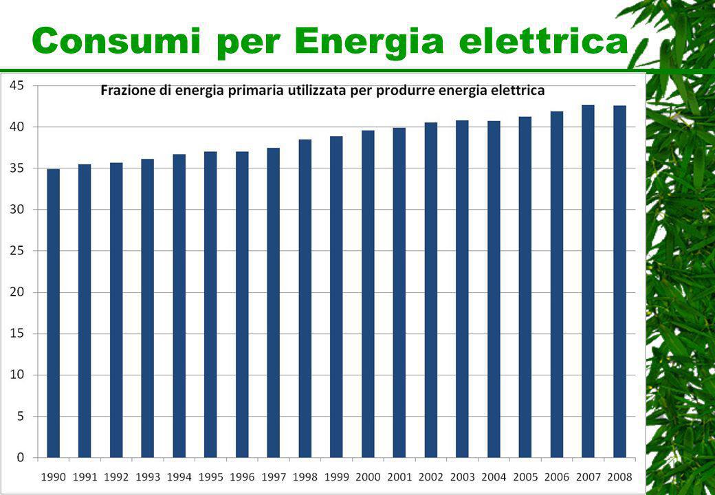 Consumi per Energia elettrica