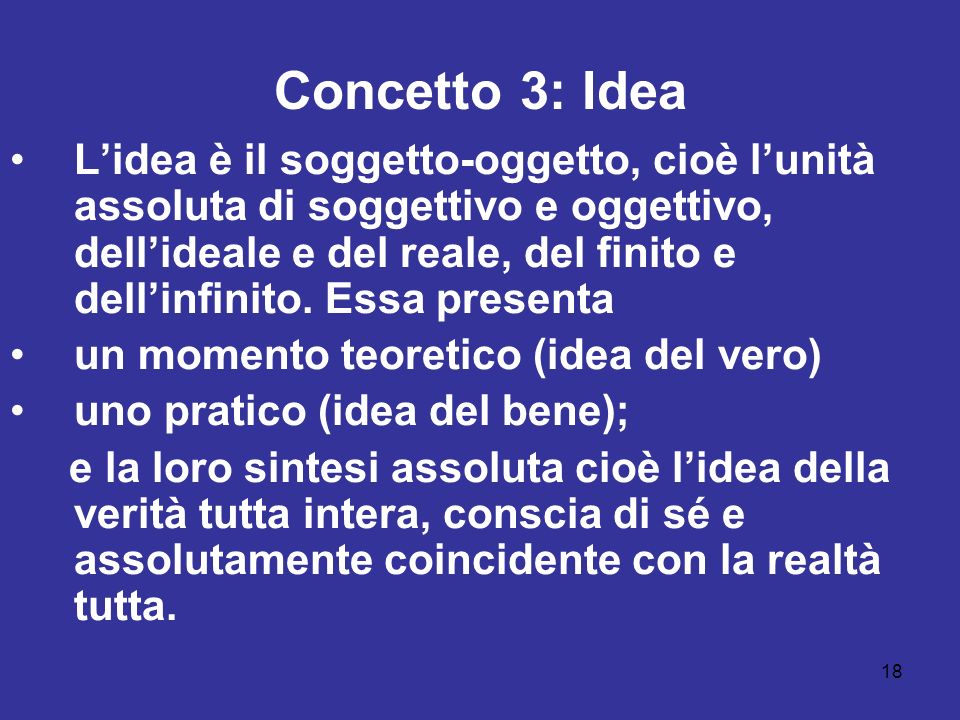Concetto 3: Idea