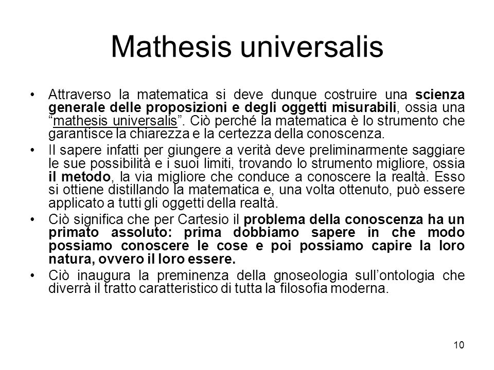 Mathesis universalis