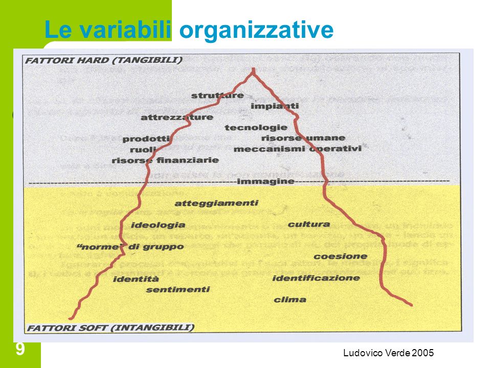 Le variabili organizzative