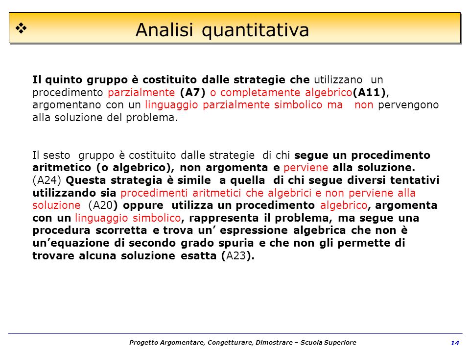 Analisi quantitativa